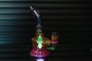 Glass piece at House of Glass in Des Moines, Iowa
